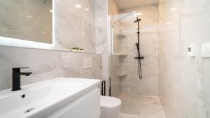 Luxury apartment with heated pool