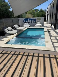 Modern 2-Home Private Oasis w Pool Hot Tub in DT