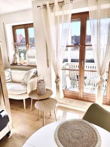 Allgäu Boho Apartment mit Balkon