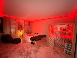 Maisons de vacances Maison Bien-etre Balneo et Sauna Cosy et Chaleureux : photos des chambres