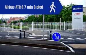 Appartements Le Fitness & Business Studio - Airbus -Piscine Spa : photos des chambres