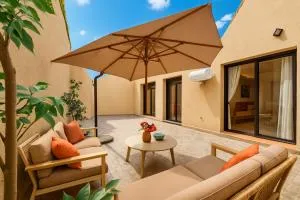 Cosy Patio sunny 2BR - new building - near oasis train station - Oasis