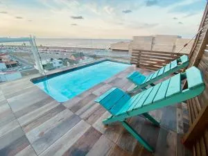 Alberca privada, vista al mar, frente playa foro boca - Conchal