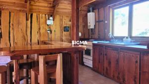 Refugio junto al río en Pucón