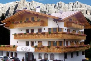 3 hvězdičkový hotel Garni Hotel Franca Selva di Val Gardena Itálie