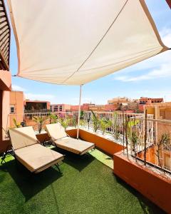 Magnifique 2 chambres Terrasse et Wifi à Marrakech