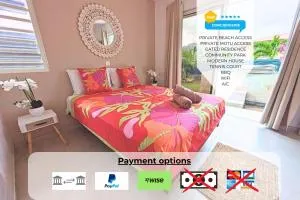 Papara Fare Vaihi Beach Access AC WIFI - Otutara