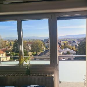 Appartements Studio KULLA avec terasse 5mn Basel Airport : photos des chambres