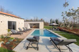 Villa Harmony for 8 people in Central Istria with 50 m2 private pool and sea view