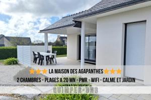 La Maison des Agapanthes - accès PMR - à 20 mn des Plages