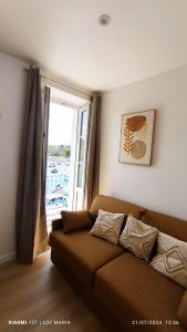 Appartements La Reine de Guerveur - Petit balcon vue mer : photos des chambres