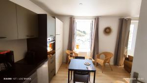 Appartements La Reine de Guerveur - Petit balcon vue mer : photos des chambres