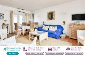 Maisons de vacances Maison pour 8 - 100 m de la plage - Jardin : photos des chambres