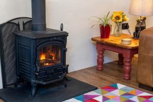 Ravendale, Kirkoswald in a rural setting with wood burning stove