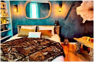 Appartements L'Evasion Scandinave, SPA XXL, Ecran cinema, Lit king size, day use, 10 min centre : photos des chambres