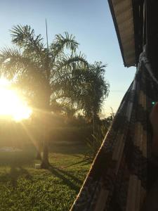 Nossa casa com muito verde no Rosa