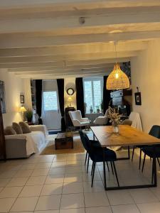 Maisons de vacances 36 rue Saint Nicolas Barfleur jardin clos 30m Port : photos des chambres