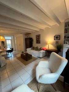 Maisons de vacances 36 rue Saint Nicolas Barfleur jardin clos 30m Port : photos des chambres