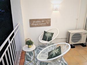 Vue mer et clim Les Magnolias 4006