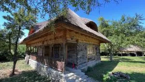 Casa cu Stuf - Căsuță de Poveste cu Acoperiș de Stuf Refugiu Rustic și Modern în Natură lângă pârâu Loc de joaca pentru Copii Parcare Foișor - Fîrdea