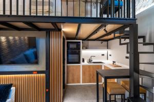 Urban Hive 2-story suite with roof garden