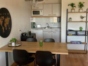 IJsselmeerzicht sfeervol appartement aan het strand! Privé parkeerplaats