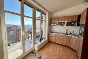 Rooftop Prague view apartment