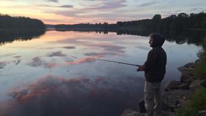 Tunneltent, minicamping Nästorp broa