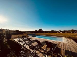 Maisons de vacances Le Logis de Saint-Chamassy : photos des chambres