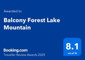 Balcony Forest Lake Mountain