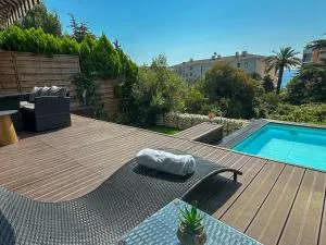 Escapade balnéaire, Piscine privée et à deux pas des plages - 戛纳拉博卡