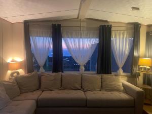 Campings Mobil home au bord de la mer, vue sur la mer camping de la falaise a Equihen-Plage : photos des chambres