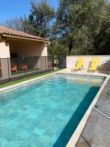 Maison de campagne avec piscine à Bédoin, Mont Ventoux - Flassan