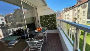 Studio plein centre, calme, parking inclus, piscine et gardien - 芳塔尼尔科尔尼永