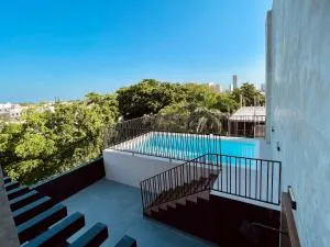 Depa para 6 con alberca en roof - Perlas 9 - Venadillo