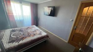 Ventspils apartment view of the fountain