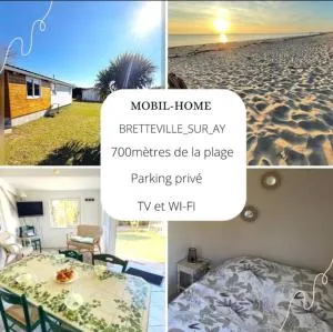Mobile home en bord de mer - Bolleville