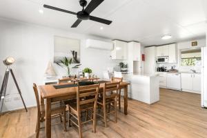 The Blue House on Lake Albert