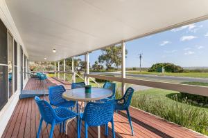 The Blue House on Lake Albert