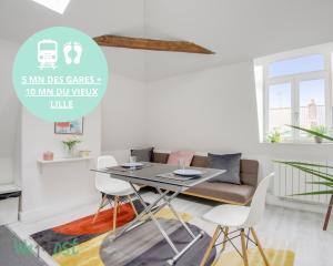 Appartements Jasmine-Close to station,Grd Palais,Zenith&Center : photos des chambres