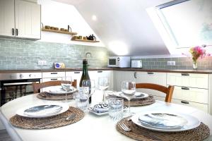 Appartements La Balise-Appart dans un manoir-Vue mer et jardin : photos des chambres