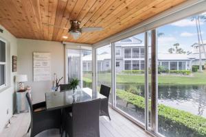 Lakefront Siesta Key condo with private beach access