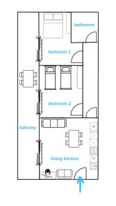 Happy Family Apartment - big balcony