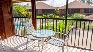Enjoy pool views from your Sanibel Island Villa Private beach