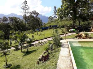 Chácara vista da serra