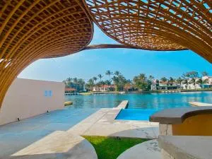 Isla del amor Departamento para 7 vista al mar alberca y embarcadero - Conchal