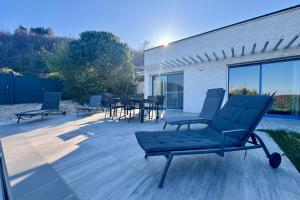 Maisons de vacances Villa d'architecte moderne : photos des chambres