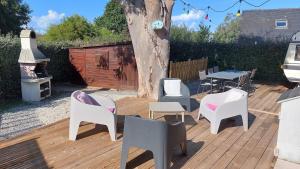 Maisons de vacances Chalet en bois a 800m de la mer : photos des chambres