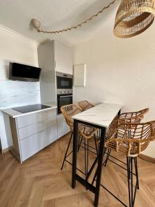 À pied à la plage & vue mer