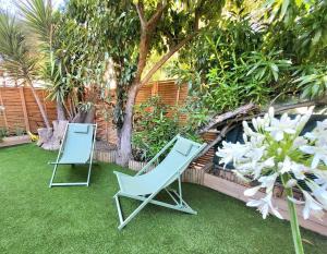 T2 rénové jardin et parking